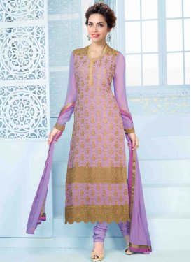 Amusing Lace Work Esha Gupta Pakistani Suit
