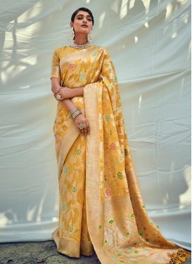 Art Silk Contemporary Style Saree