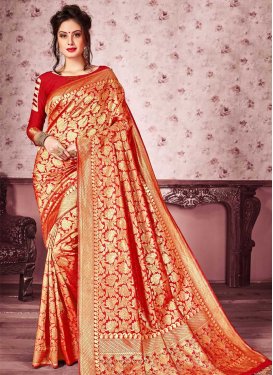 Art Silk Contemporary Style Saree For Casual