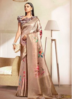 Art Silk Designer Contemporary Style Saree