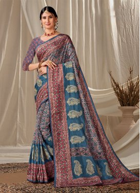 Art Silk Designer Traditional Saree For Ceremonial