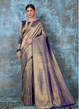 Art Silk Traditional Designer Saree For Ceremonial