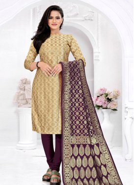 Art Silk Trendy Churidar Salwar Suit For Casual