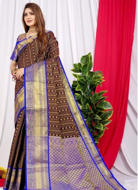 Art Silk Trendy Classic Saree For Ceremonial