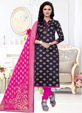 Art Silk Trendy Straight Salwar Suit