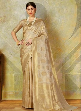 Art Silk Woven Work Trendy Classic Saree