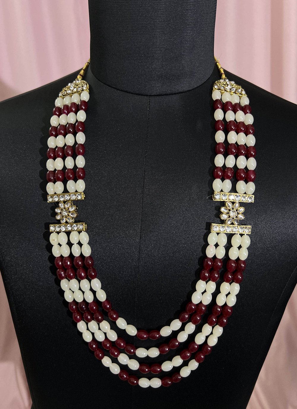 Artistic Alloy Beads Work Necklace