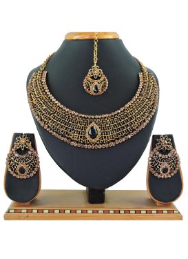 Attractive Alloy Stone Work Necklace Set