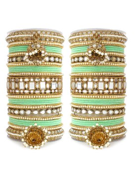 Awesome Alloy Beads Work Bangles For Festival