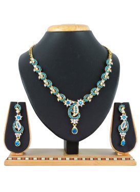 Awesome Alloy Stone Work Necklace Set