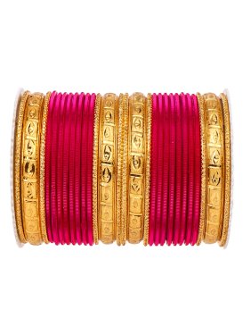Awesome Fancy Work Alloy Kada Bangles For Ceremonial