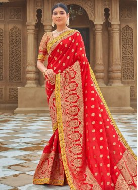 Banarasi Silk Contemporary Style Saree