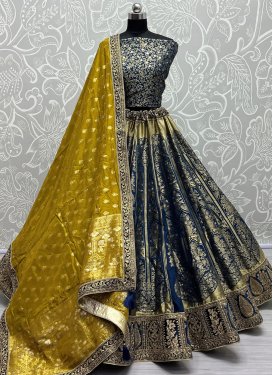 Banarasi Silk Designer A Line Lehenga Choli