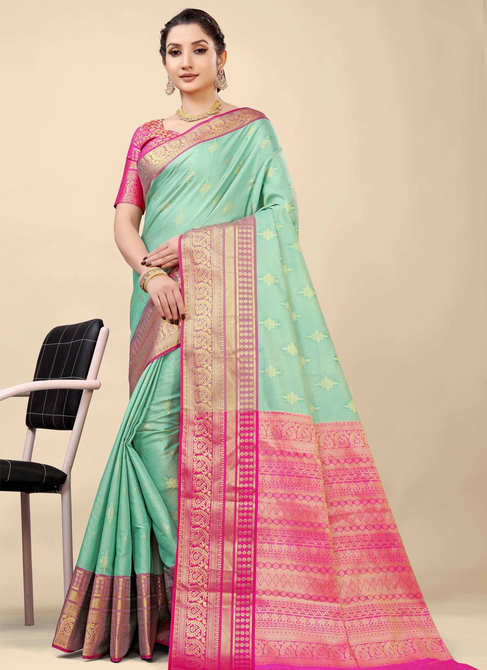 Banarasi Silk Designer Contemporary Saree