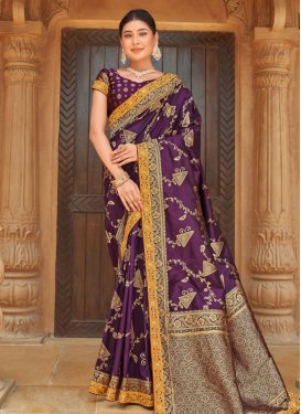 Banarasi Silk Designer Traditional Saree For Ceremonial