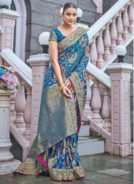 Banarasi Silk Designer Traditional Saree For Ceremonial