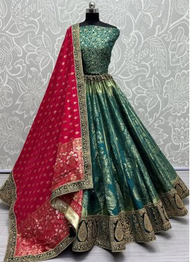 Banarasi Silk Patch Work Work Designer Classic Lehenga Choli
