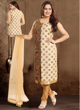 Banarasi Silk Readymade Churidar Salwar Suit