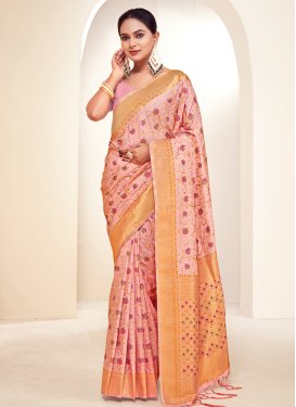 Banarasi Silk Traditional Designer Saree For Ceremonial