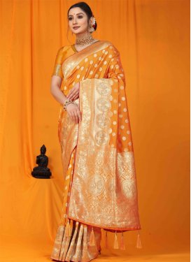 Banarasi Silk Traditional Designer Saree For Festival