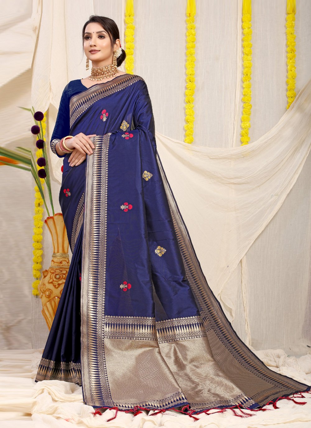Banarasi Silk Trendy Classic Saree