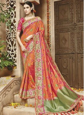 Banarasi Silk Trendy Classic Saree For Bridal
