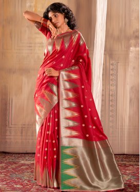 Banarasi Silk Trendy Classic Saree For Festival
