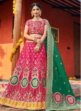 Banarasi Silk Trendy Lehenga Choli For Bridal