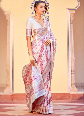 Banarasi Silk Trendy Saree For Festival