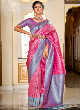 Banarasi Silk Trendy Saree For Party