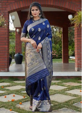 Banarasi Silk Woven Work Designer Traditional Saree