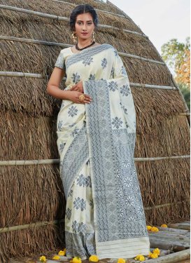 Banarasi Silk Woven Work Trendy Classic Saree