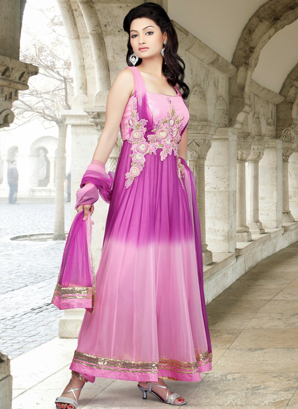 Bead Enhanced Readymade Salwar Kameez