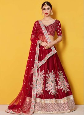 Beads Work Designer Classic Lehenga Choli