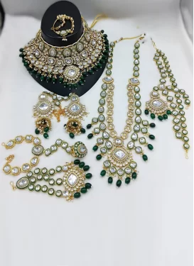 Beads Work Gold Rodium Polish Bridal Jewelry