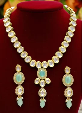 Beads Work Gold Rodium Polish Necklace Set