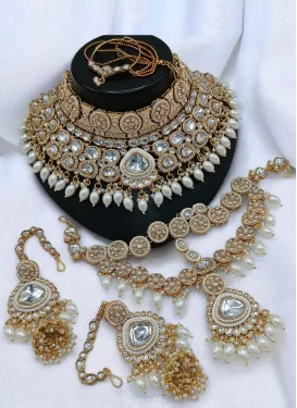 Beads Work Necklace Set For Party