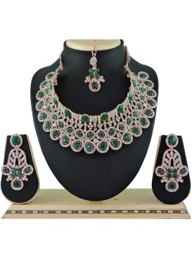 Beautiful Diamond Work Necklace Set For Party