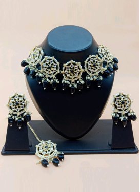 Beautiful Gold Rodium Polish Alloy Necklace Set