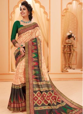 Bhagalpuri Silk Contemporary Saree