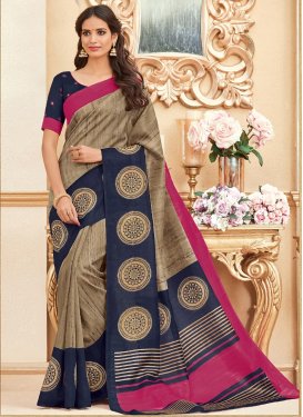 Bhagalpuri Silk Trendy Saree