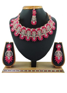 Blissful Stone Work Jewellery Set for Ceremonial