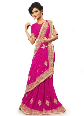 Blooming Booti Work Party Wear Saree