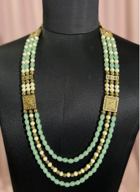 Catchy Alloy Gold Rodium Polish Necklace For Festival