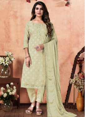 Chanderi Cotton Pant Style Designer Salwar Kameez