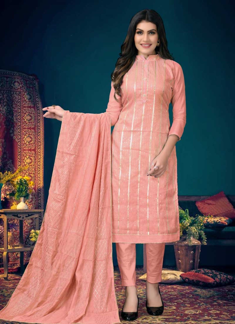 Salwar Kameez: Cotton and Straight Pants | Online Shopping