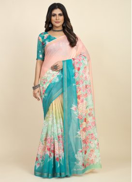 Chanderi Cotton Traditional Designer Saree For Casual