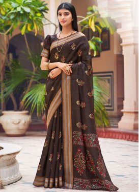 Chanderi Silk Designer Traditional Saree