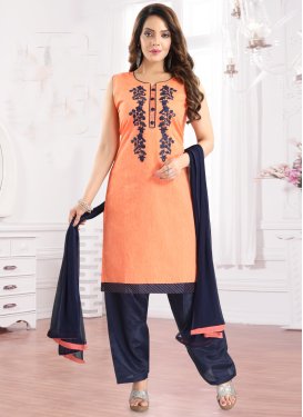 Chanderi Silk Readymade Designer Suit