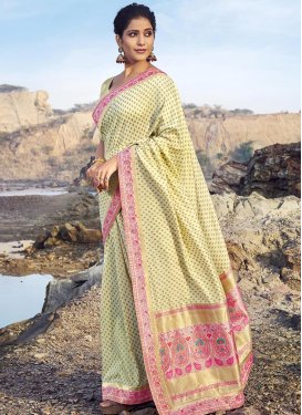 Chanderi Silk Woven Work Traditional Designer Saree